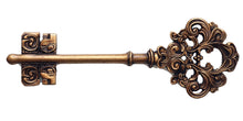 Load image into Gallery viewer, Vintage Key Wall Decal • Ornate Antique Key Sticker • Victorian Steampunk Wall Art • Large Retro Key Mural • Home Office Decor