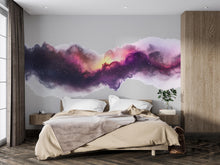 Load image into Gallery viewer, Galaxy Nebula Wall Decal • Cosmic Space Wall Art Sticker for Bedroom &amp; Living Room • Starry Sky Mural • Celestial Removable Wall Decor