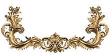 Load image into Gallery viewer, Golden Baroque Wall Decal, Ornate Gold Scroll Sticker, Luxury Wall Mural, Elegant Accent Wall Decor, Classical Home Decor