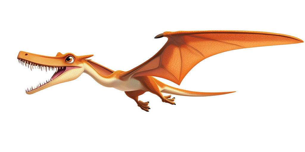 Flying Pterodactyl Dinosaur Wall Decal for Kids Room | Large Dino Nursery Wall Sticker | Removable Flying Dinosaur Mural for Boy Girl