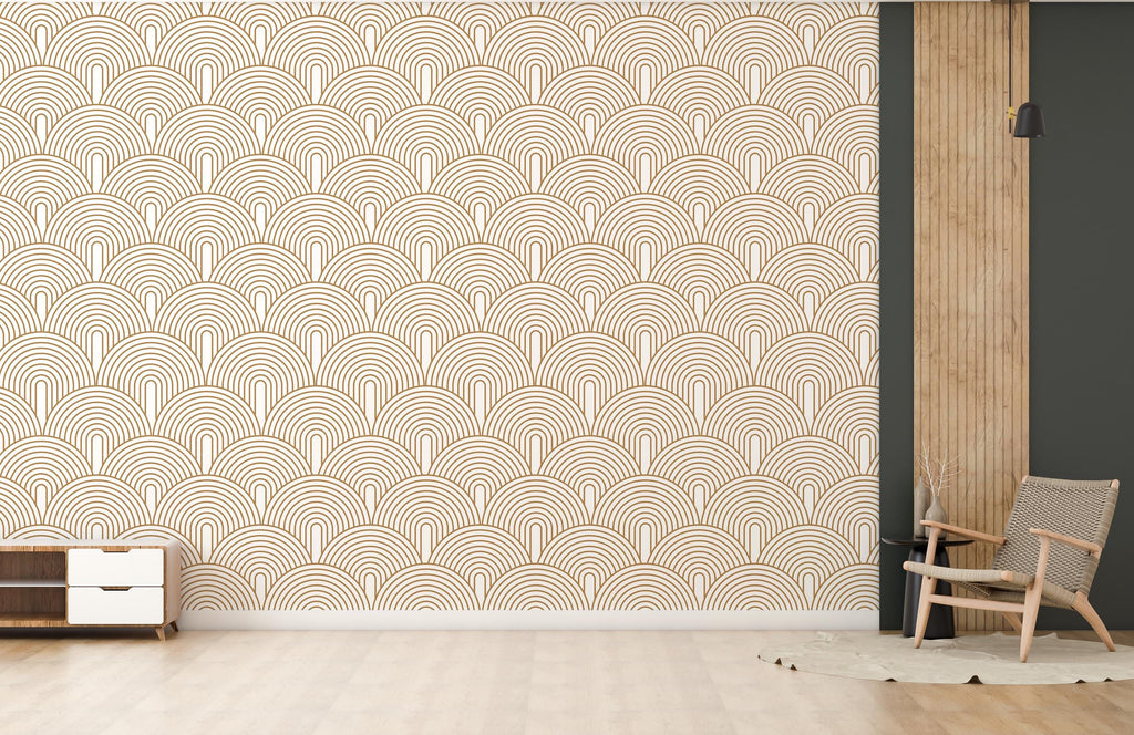 Rainbow Arch Wallpaper – Rainbow Mural Rainbow wall decor | Rainbow art 1013RS
