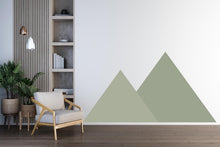 Load image into Gallery viewer, Boho Pyramids Wall Decal, Nursery Boho Triangle Decor, Bed Sticker, Hedboard Wall Decal, Pyramid Triangle Wall Decal Sticker Vinyl 709LU