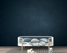 Load image into Gallery viewer, Navy Blue Concrete Wallpaper Mural – Dark Blue Textured Wall, Slate &amp; Ink Blue Cloudy Gradient, Modern Moody Interior Wall Art 205DE