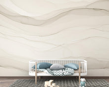 Load image into Gallery viewer, Beige Concrete Wallpaper Mural, Warm Sand Polished Concrete Wall, Minimalist Textured Mural in Taupe Greige, Modern Luxury Wall Decor 208DE