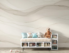 Load image into Gallery viewer, Beige Concrete Wallpaper Mural, Warm Sand Polished Concrete Wall, Minimalist Textured Mural in Taupe Greige, Modern Luxury Wall Decor 208DE