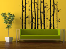Load image into Gallery viewer, Wall Decal Vinyl Sticker Decals Peal And Stick Cheap Decor Art Birch Tree Trees Leaves Floral Nature Heart Hearts Birds Bird Big Huge L404