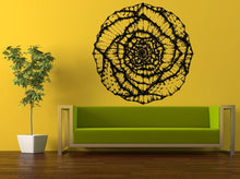 Load image into Gallery viewer, Wall Decal Vinyl Sticker Decals Peal And Stick Cheap Decor Art Mandala Menhdi Flower Pattern Ornament Om Indian Hindu Buddha Big Huge L410