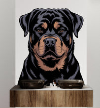 Load image into Gallery viewer, Rottweiler Dog wall decal Dog decor Dog kids Dog wall art Decal Dog Lover Animals Dog Wall Bathroom Wall Decals Stickers Vinyl 214DE