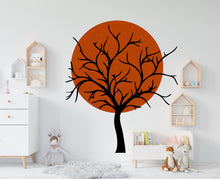 Load image into Gallery viewer, Sun Tree Wall Decal, Nursery Boho Circle Decor, Bed Arch Sticker, Hedboard Wall Decal, Wall Decal, Arch Wall Decal Sticker 1016RS