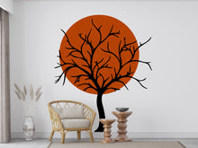 Load image into Gallery viewer, Sun Tree Wall Decal, Nursery Boho Circle Decor, Bed Arch Sticker, Hedboard Wall Decal, Wall Decal, Arch Wall Decal Sticker 1016RS