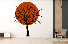 Load image into Gallery viewer, Sun Tree Wall Decal, Nursery Boho Circle Decor, Bed Arch Sticker, Hedboard Wall Decal, Wall Decal, Arch Wall Decal Sticker 1016RS