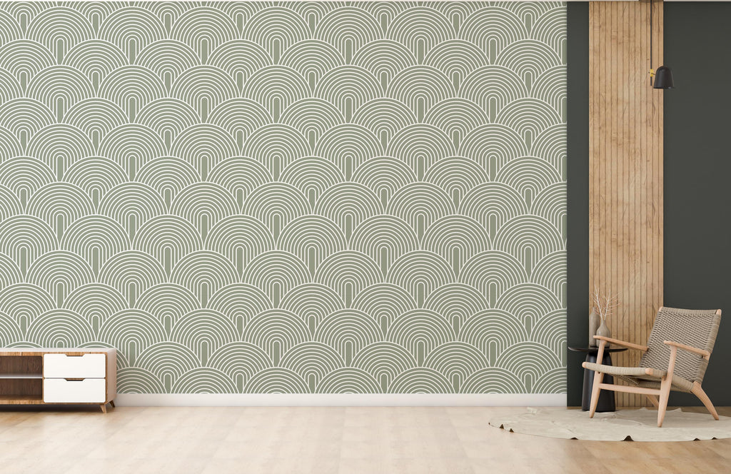 Rainbow Arch Wallpaper – Rainbow Mural Rainbow wall decor | Rainbow art 1013RS