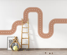 Load image into Gallery viewer, Road wind Wall Decal Highway Vinyl Sticker Track Route Wall Decor Kids Playroom Boys Room Wall Art Automotive Bedroom Mural Sticker 228DE
