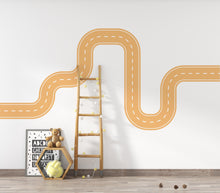 Load image into Gallery viewer, Road wind Wall Decal Highway Vinyl Sticker Track Route Wall Decor Kids Playroom Boys Room Wall Art Automotive Bedroom Mural Sticker 228DE