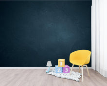 Load image into Gallery viewer, Navy Blue Concrete Wallpaper Mural – Dark Blue Textured Wall, Slate &amp; Ink Blue Cloudy Gradient, Modern Moody Interior Wall Art 205DE