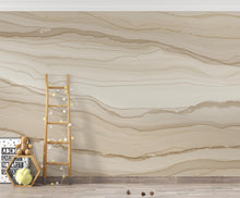 Load image into Gallery viewer, Beige Concrete Wallpaper Mural, Warm Sand Polished Concrete Wall, Minimalist Textured Mural in Taupe Greige, Modern Luxury Wall Decor 209DE