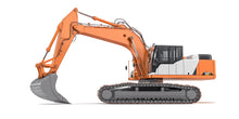 Load image into Gallery viewer, Excavator Wall Decal for Kids | Construction Truck Wall Sticker | Boys Room Decor | Peel &amp; Stick Nursery Mural | Bulldozer Theme Playroom