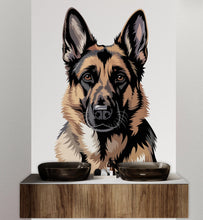 Load image into Gallery viewer, German Shepherd Dog wall decal Dog decor Dog kids Dog wall art Decal Dog Lover Animals Dog Wall Bathroom Wall Decals Vinyl 212DE