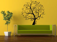 Load image into Gallery viewer, Wall Decal Vinyl Sticker Decals Peal And Stick Cheap Free Shipping Music Tree Notes On Branch L443