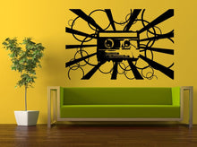 Load image into Gallery viewer, Wall Decal Vinyl Sticker Decals Peal And Stick Cheap Free Shipping Music Art Poster Vintage Groove Hipster Disco Cassette Tape L446