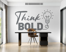 Load image into Gallery viewer, Think Bold Office Wall Decal, Business Logo Sticker 229DE