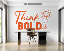 Load image into Gallery viewer, Think Bold Office Wall Decal, Business Logo Sticker 229DE