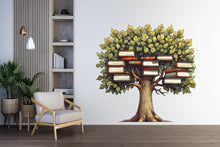 Load image into Gallery viewer, Library Tree Wall Art Decal, Office Library Wall Decal, Education Decals, Kids Reading Room, Nurseries, School, Kids Gifts, Dorm Room 713LU