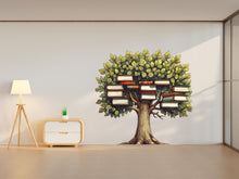 Load image into Gallery viewer, Library Tree Wall Art Decal, Office Library Wall Decal, Education Decals, Kids Reading Room, Nurseries, School, Kids Gifts, Dorm Room 713LU