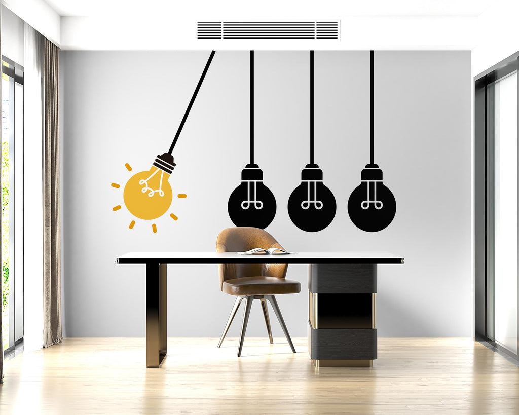 Idea Wall Decal, Office sticker, Office wall art Business Logo Business wall decal Decal 237DE