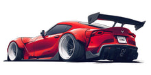 Load image into Gallery viewer, Red Sports Car Wall Decal For Boys Room | Modern Racing Car Wall Sticker | Kids Bedroom Car Wall Art | Playroom Car Decor | Peel And Stick