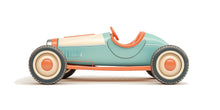 Load image into Gallery viewer, Vintage Race Car Wall Decal | Pastel Car Wall Sticker | Nursery Car Decor | Kids Room Wall Art | Peel And Stick Racing Car Decal