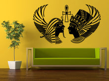 Load image into Gallery viewer, Wall Decal Vinyl Sticker Decals Interior Decor DIY Free Shipping Art Egypt Gods Wings Cross Crest Pharaoh Mythology L509