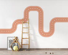 Load image into Gallery viewer, Road wind Wall Decal Highway Vinyl Sticker Track Route Wall Decor Kids Playroom Boys Room Wall Art Automotive Bedroom Mural Sticker 228DE