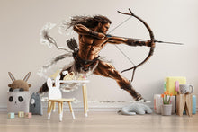 Load image into Gallery viewer, Epic Warrior Archer Wall Decal Fantasy Archer Sticker Action Hero Wall Art For Kids Room Teen Bedroom Playroom Adventure Decor