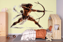 Load image into Gallery viewer, Epic Warrior Archer Wall Decal Fantasy Archer Sticker Action Hero Wall Art For Kids Room Teen Bedroom Playroom Adventure Decor