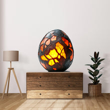 Load image into Gallery viewer, Molten Dragon Egg Wall Decal Fantasy Dragon Egg Sticker Lava Crystal Wall Art For Bedroom Kids Room Gaming Room Mythical Decor