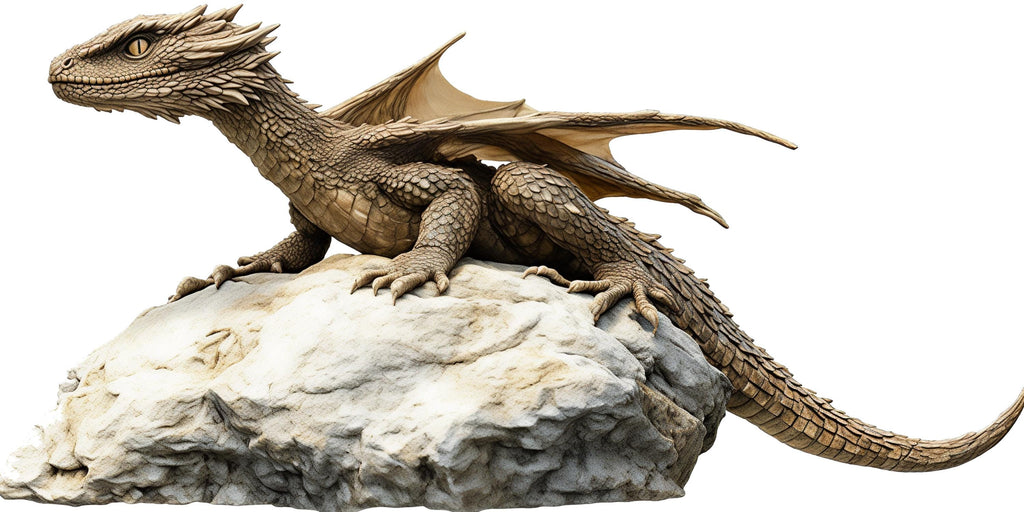 Gentle Dragon Wall Decal Fantasy Dragon Sticker Mythical Creature Wall Art For Kids Room Nursery Playroom Decor