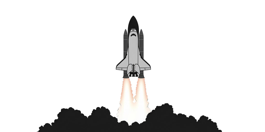 Rocket Wall Art, Space Nursery Decor, Minimal Rocket Art, Kids Space Room Decor 159mv