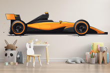 Load image into Gallery viewer, Race Car Wall Art for Kids, Modern Car Nursery Decor, Racing Car Kids Room Art 183mv