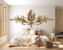 Load image into Gallery viewer, Gold Baroque Wall Art, Ornate Gold Wall Decor, Luxury Classic Wall Art, Elegant Above Bed Decor, Vintage Style Home Art 248mv