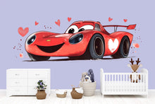 Load image into Gallery viewer, Cute Race Car Wall Art Nursery Kids Room Decor Printable 296mv