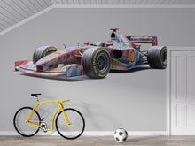 Load image into Gallery viewer, Colorful Formula Car Wall Art Kids Room Nursery Decor Printable 299mv