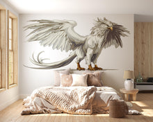 Load image into Gallery viewer, Griffin Wall Decal – Mythical Griffin Wall Art, Fantasy Creature Wall Sticker, Elegant Bedroom Wall Decor 310mv