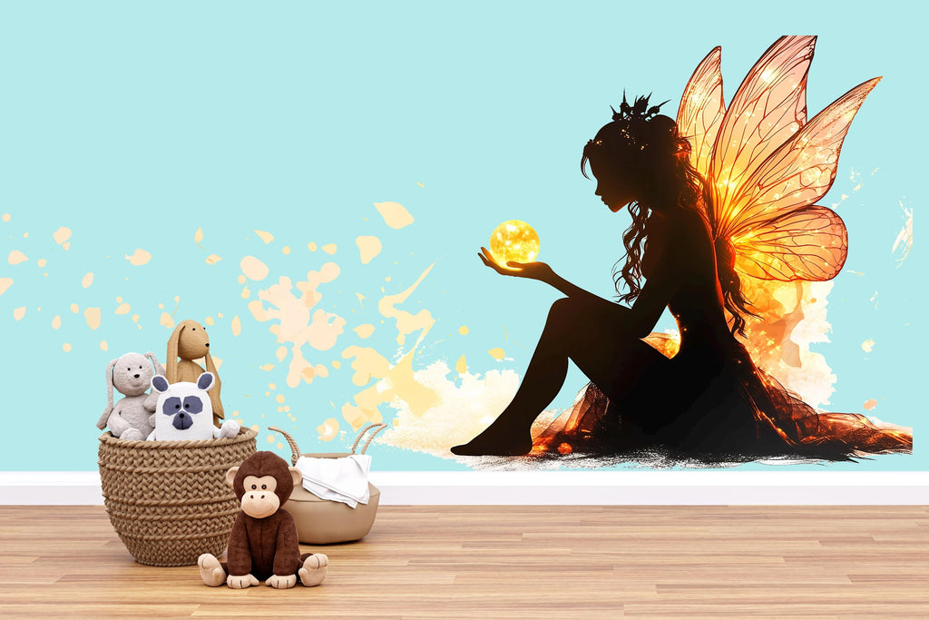 Fairy Wall Decal – Magical Fairy Wall Art, Nursery Wall Sticker, Fantasy Kids Bedroom & Baby Room Decor 311mv