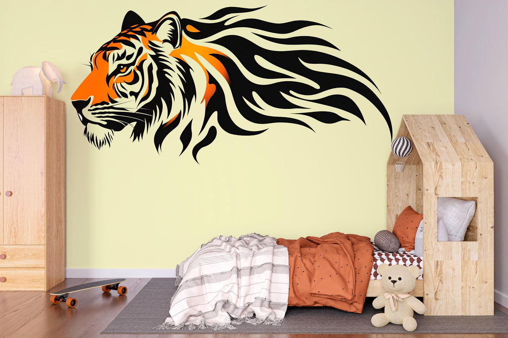 Tiger Wall Mural Modern Animal Wallpaper Office Wall Art Motivational Decor 332mv
