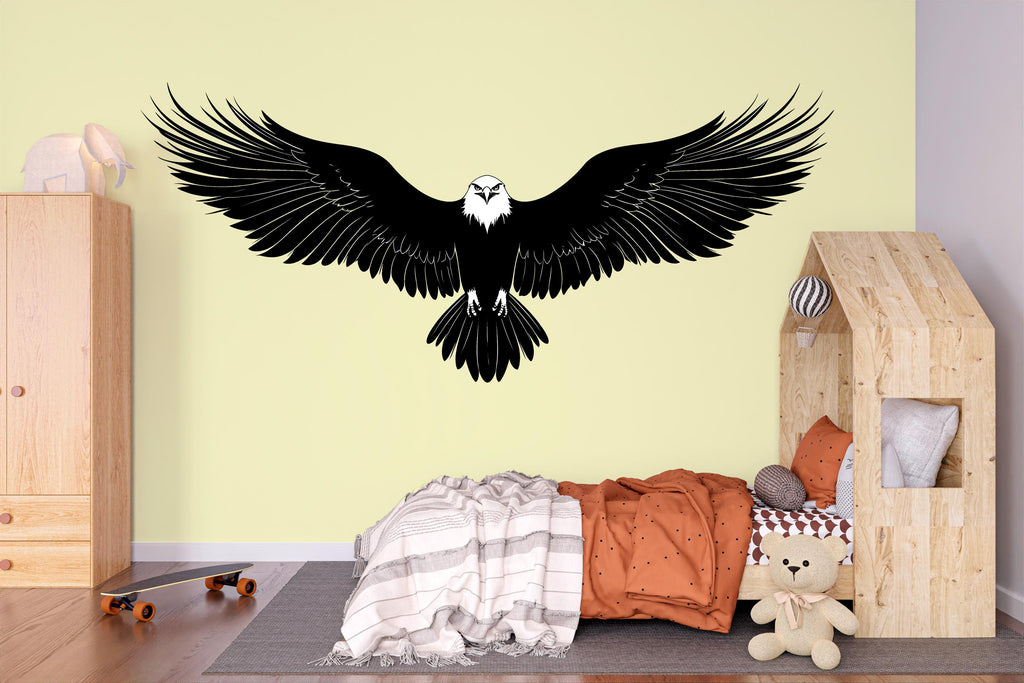 Eagle Wall Mural Flying Eagle Wall Art Kids Room Animal Decor 339mv