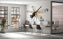 Load image into Gallery viewer, Mechanical Dragonfly Wall Art Futuristic Insect Decor 368mv
