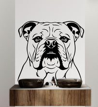 Load image into Gallery viewer, Dog wall decal Dog decor Dog kids Dog wall art Decal Dog Lover Animals Dog Wall Bathroom Wall Decals Stickers Vinyl 235DE