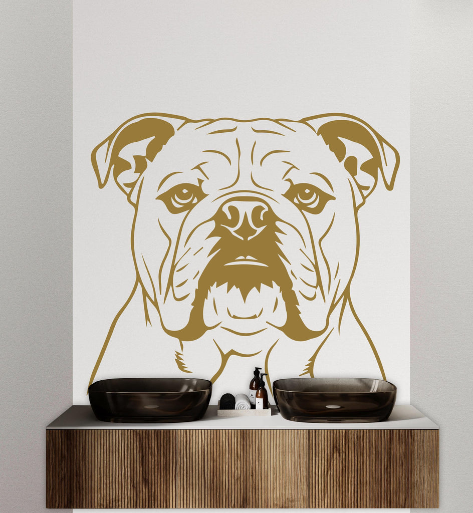Dog wall decal Dog decor Dog kids Dog wall art Decal Dog Lover Animals Dog Wall Bathroom Wall Decals Stickers Vinyl 235DE