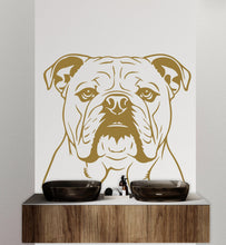 Load image into Gallery viewer, Dog wall decal Dog decor Dog kids Dog wall art Decal Dog Lover Animals Dog Wall Bathroom Wall Decals Stickers Vinyl 235DE